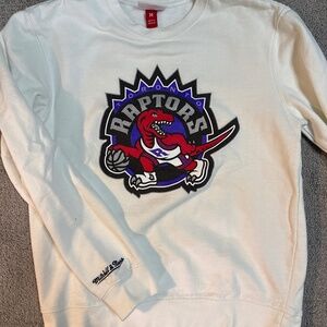 Mitchell and Ness vintage style raptors sweatshirt